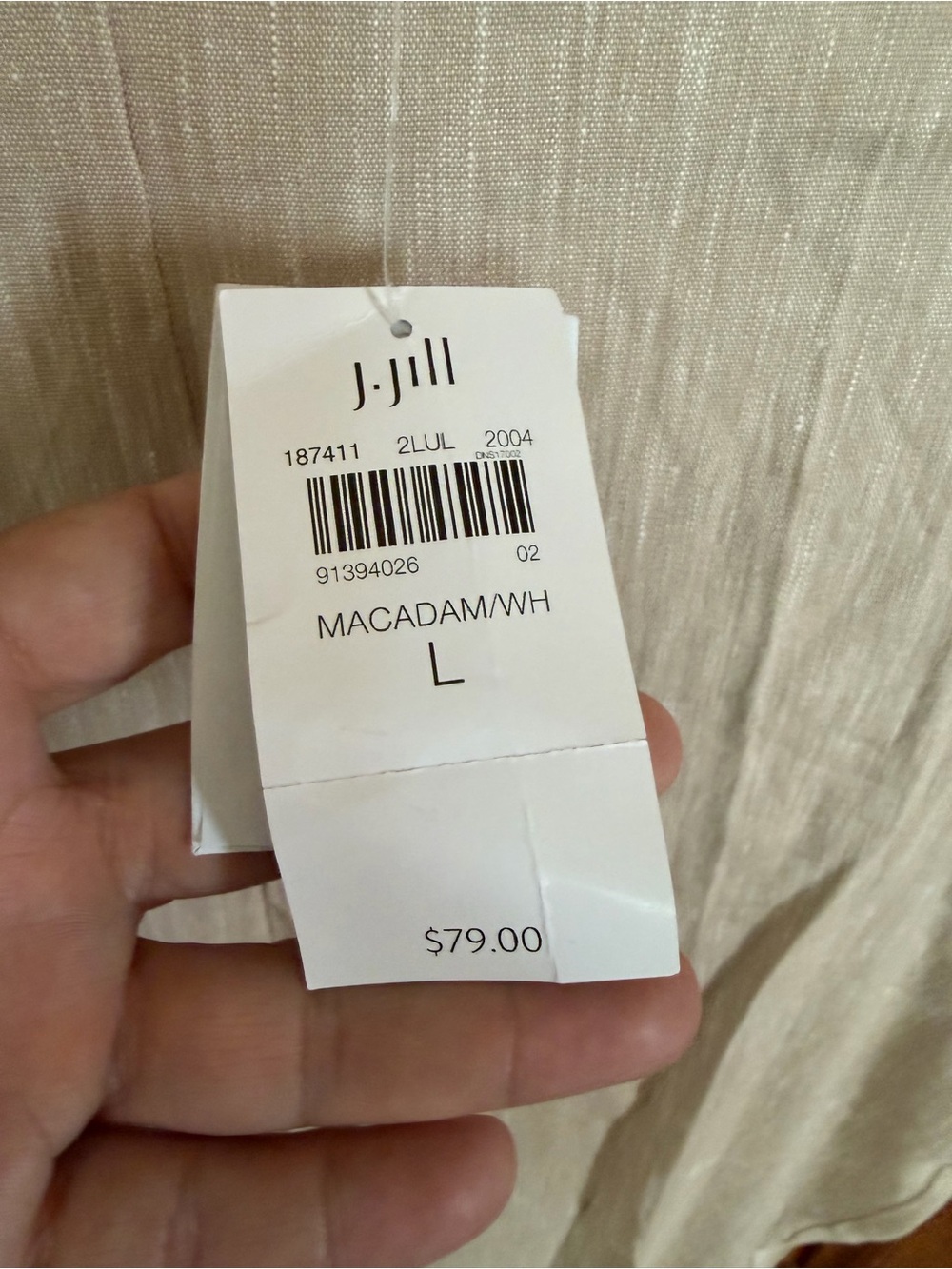 J. Jill linen stretch pants. NWT - Picture 3 of 5